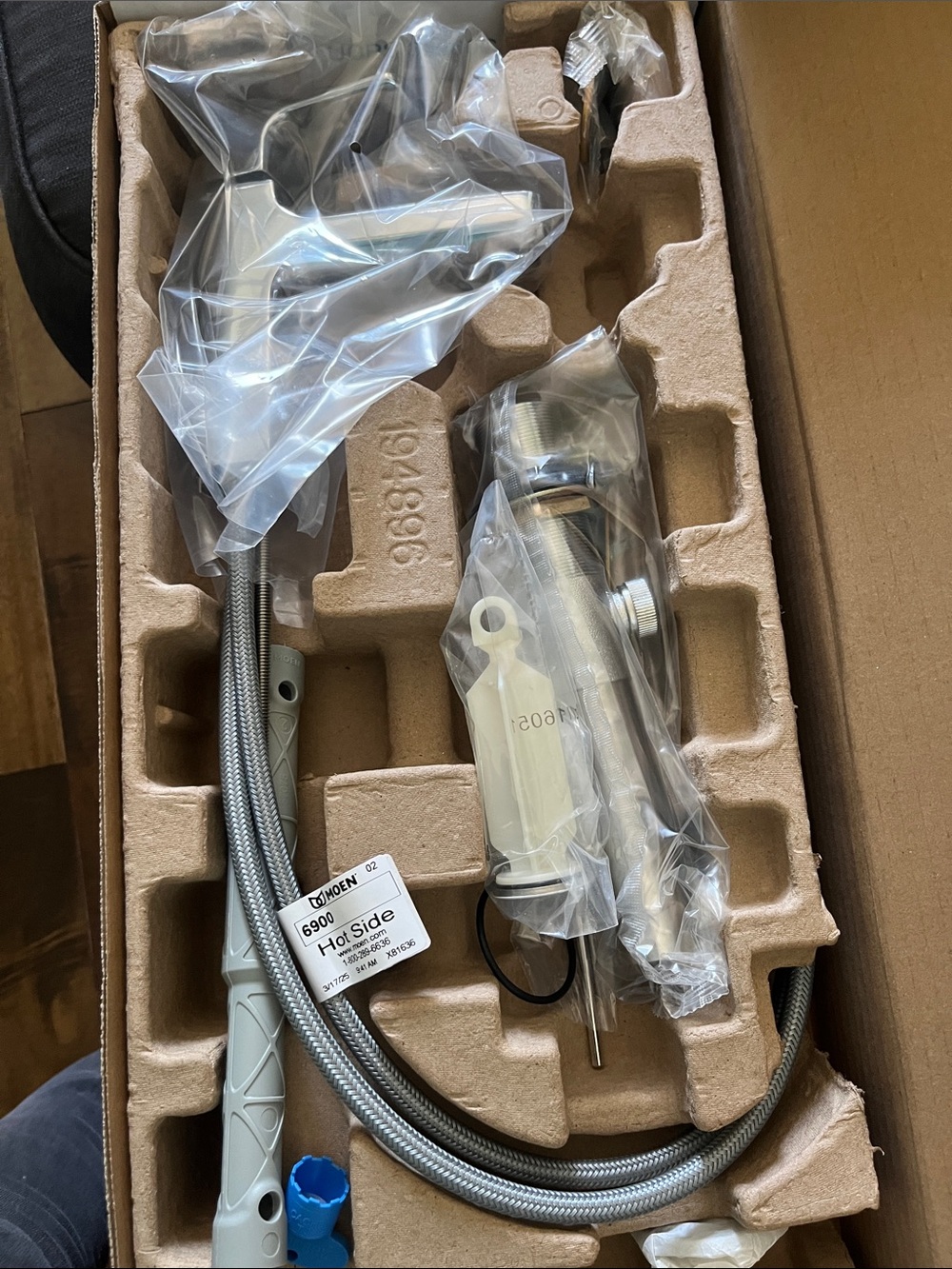 Moen  Single-Handle Bathroom Faucet with Flexible Hoses
